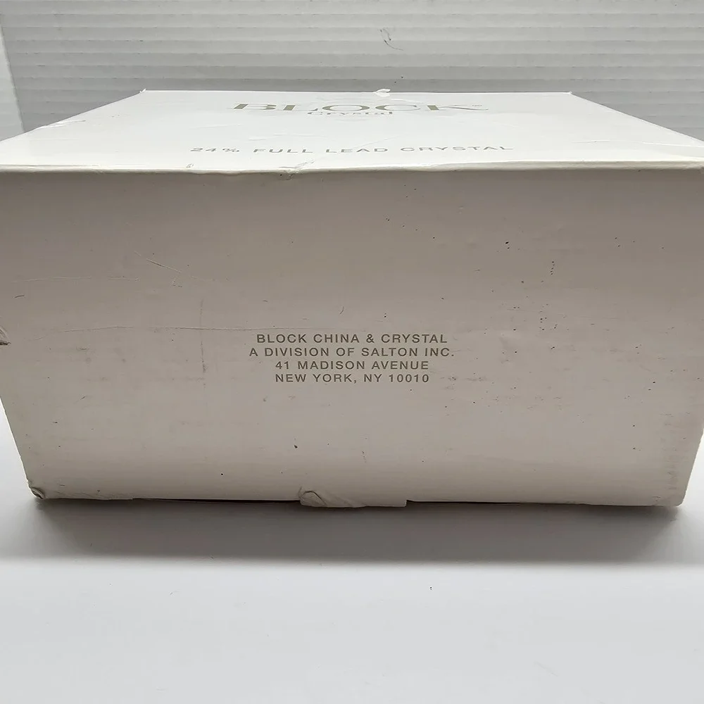 Vtg Block 24%‎ Lead Crystal 7